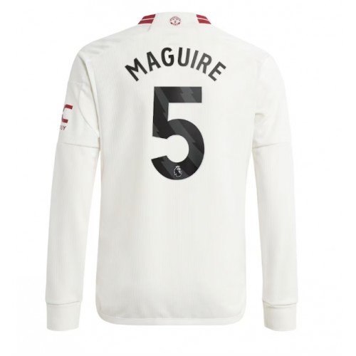 Maillot de foot Manchester United Harry Maguire #5 Troisième 2023-24 Manche Longue